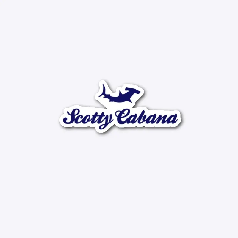 Scotty Cabana Sticker